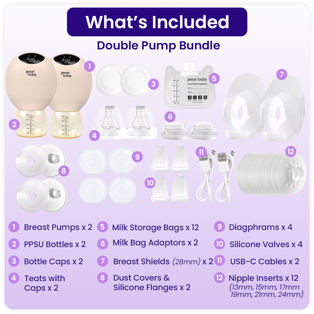 Jevonbaby Breast Pump - Deepavali x Extended 10.10 Sale