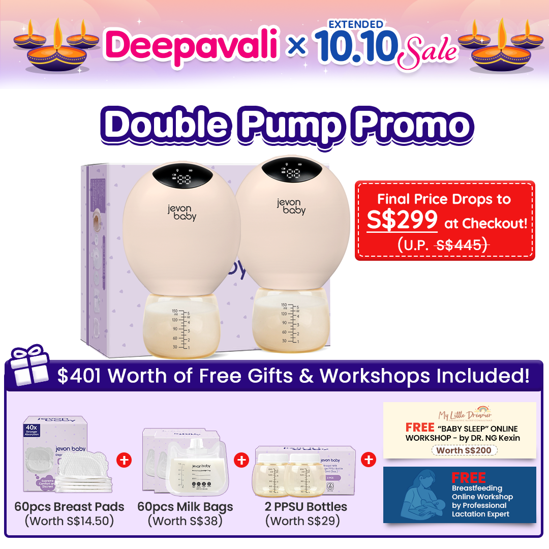 Jevonbaby Breast Pump - Deepavali x Extended 10.10 Sale