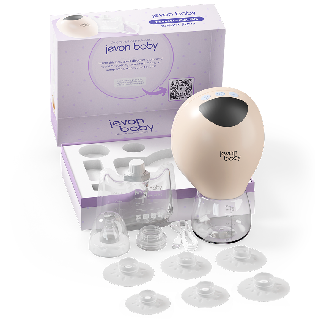 Jevonbaby Wearable Breast Pump Set