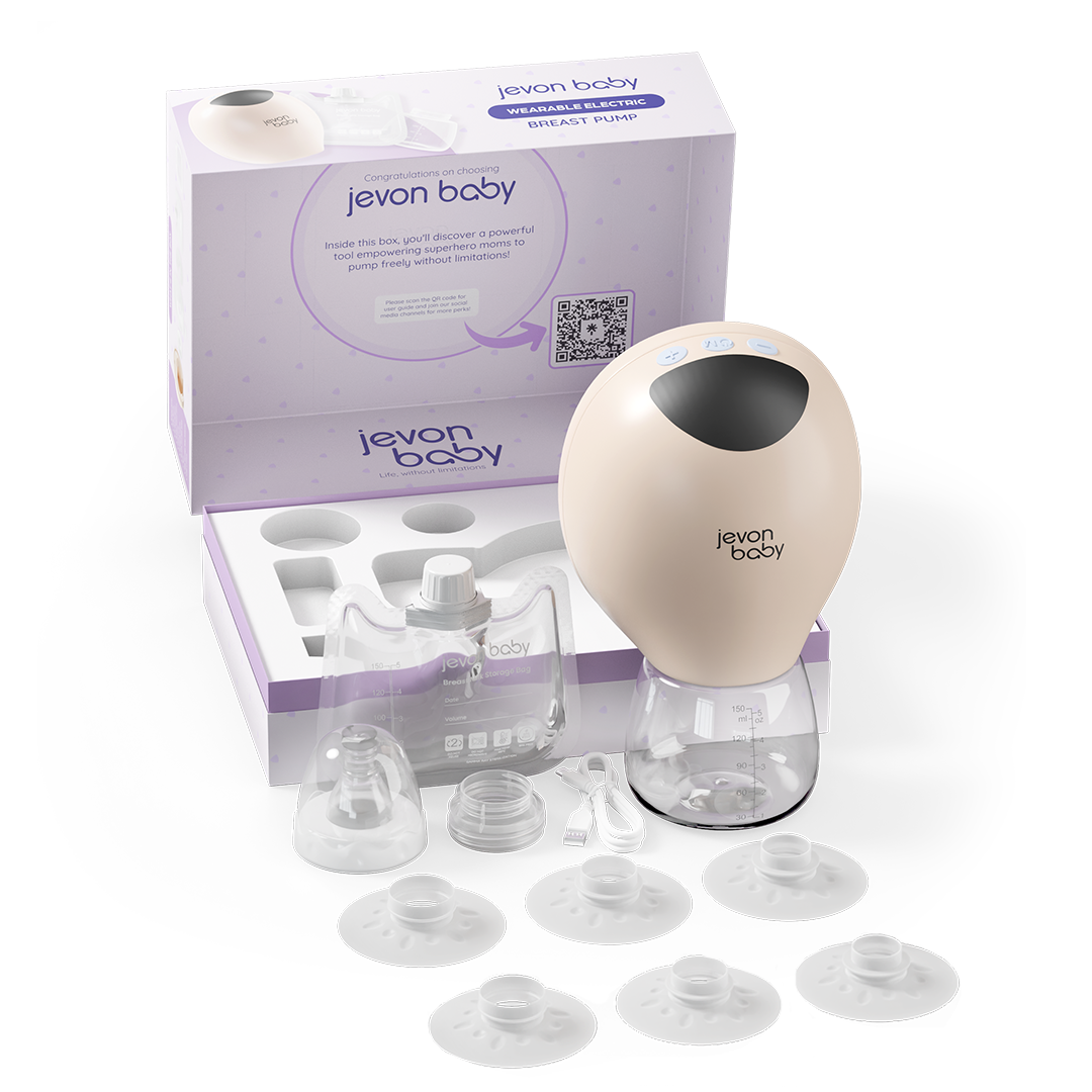 Jevonbaby Wearable Electric Breast Pump Packaging