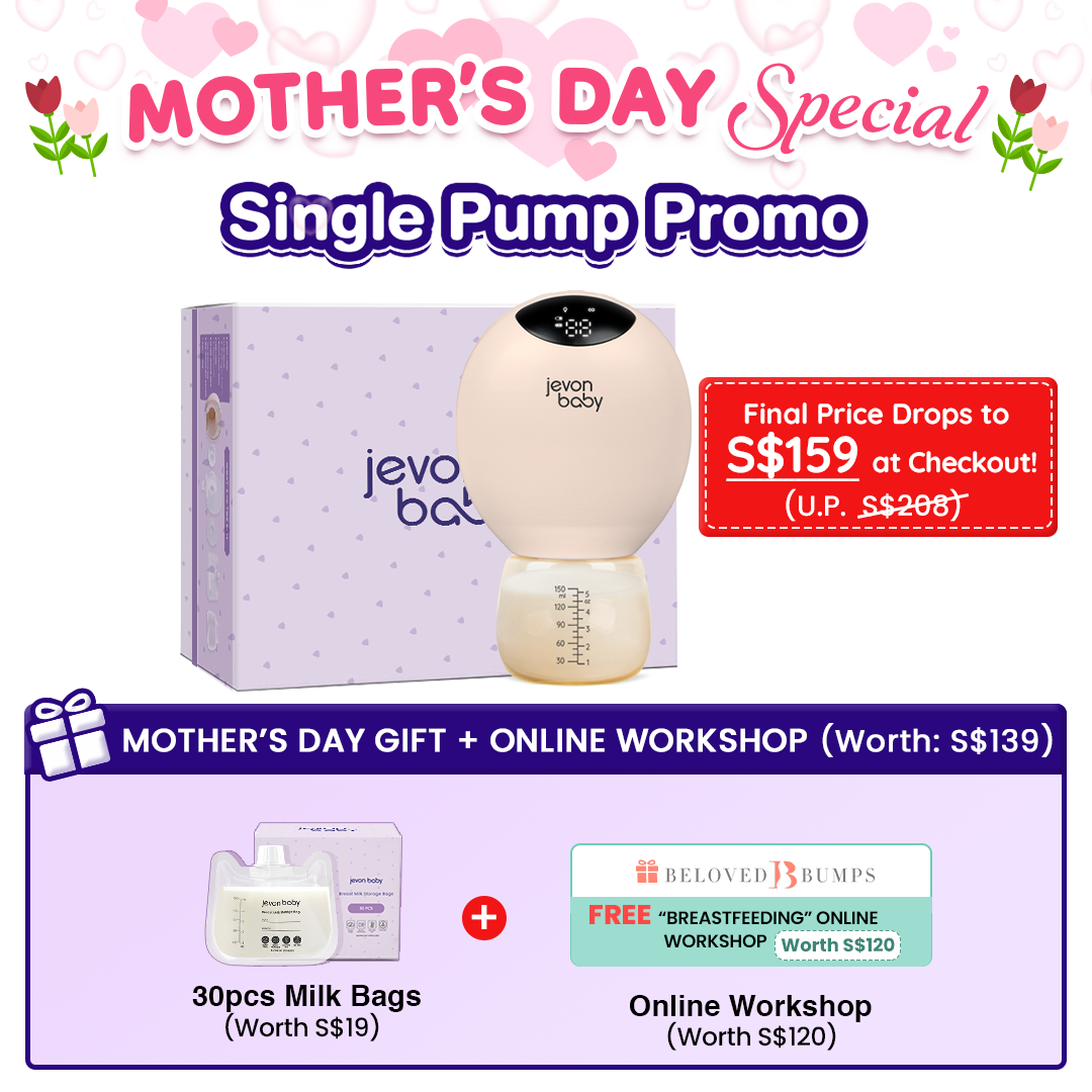 Jevonbaby Breast Pump - Mother's Day Sale!